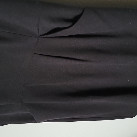 Loft size 14 black twill Officecore Witchy sheath dress - Picture 5 of 8